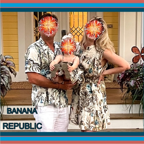 BANANA REPUBLIC SLEEVELESS BELTED DRESS Sz Small - Picture 2 of 9